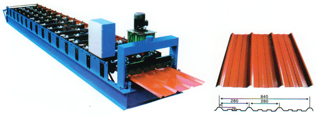 四峰840彩钢压型设备