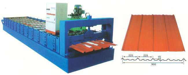 900彩钢压型设备