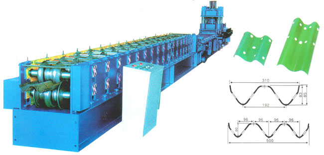 高速公路护栏成型机